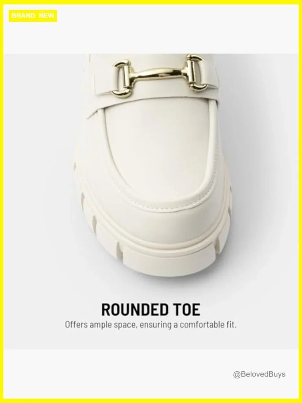 Platform Chunky Loafers with Horsebit Detail